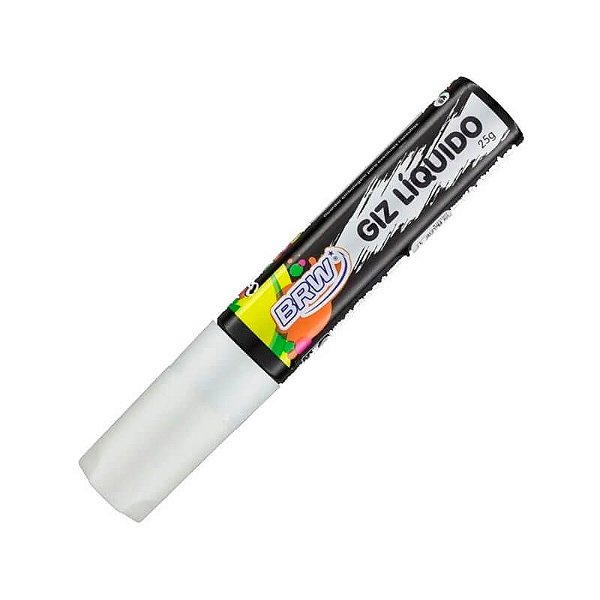 Giz Líquido Branco 15mm 25gr GZ1507 Brw Unidade