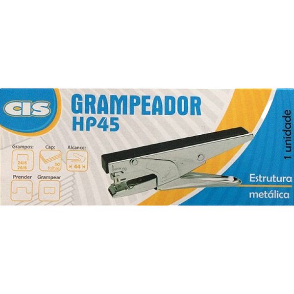 Grampeador Modelo Alicate Metal HP45 Cis