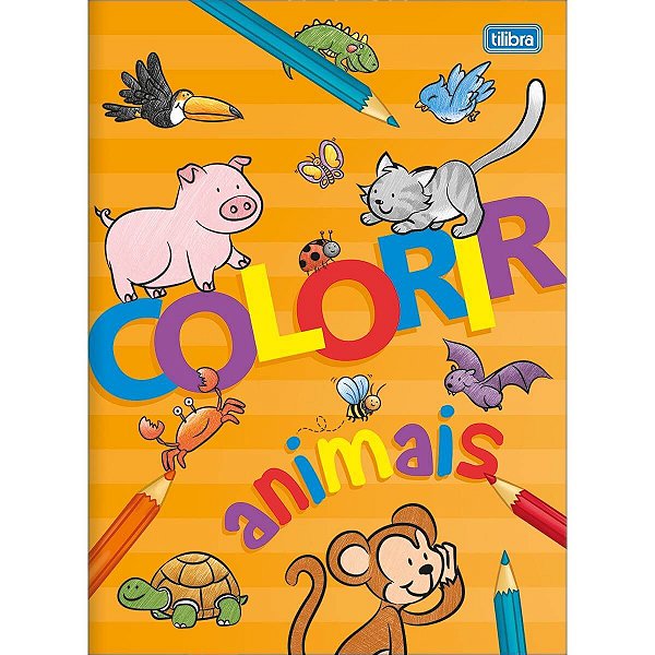 Álbum Para Colorir Animais Tilibra
