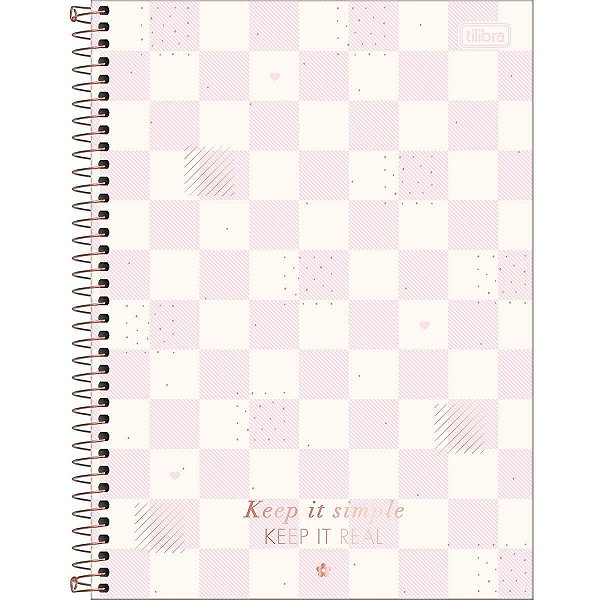 Caderno Espiral Capa Dura 10 Matérias Soho 160 Folhas Tilibra