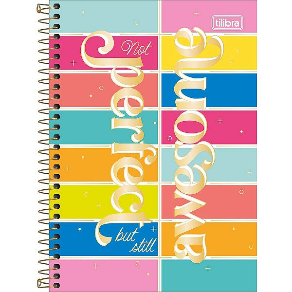 Caderno Espiral Capa Dura Pequeno Be Nice 80 Folhas Tilibra