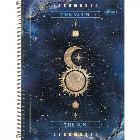Caderno Espiral Capa Dura Universitário 10 Matérias Magic 160 Folhas Tilibra