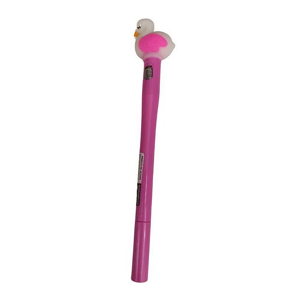 Caneta Que Brilha Flamingo