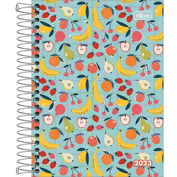 Agenda Espiral Diária 11,7 X 16,4 Cm D+ Feminina 2023 Tilibra