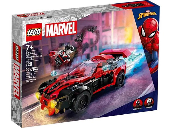 Lego Marvel Miles Morales Vs. Morbius 220 Peças 76244