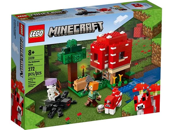 Lego Minecraft A Casa Cogumelo 272 Peças 21179