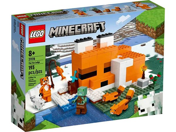 Lego Minecraft Pousada Da Raposa 193 Peças 21178
