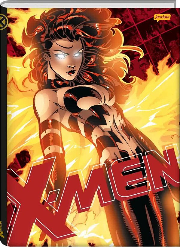 Caderno Brochura Capa Dura X-Men 96 Folhas Jandaia