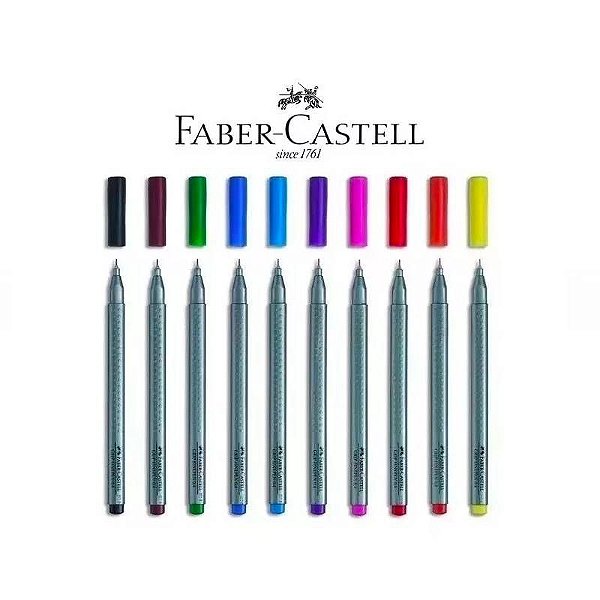Caneta Grip Fine Pen Faber Castell Unidade