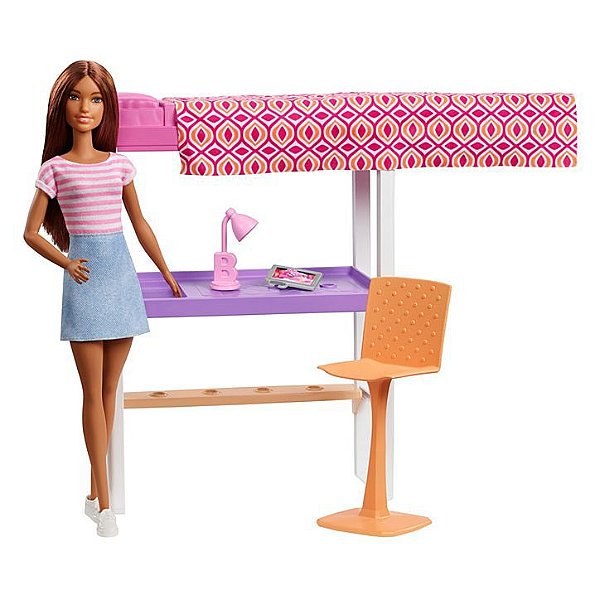 Boneca Barbie Real Com Móveis E Acessórios DVX51 Mattel