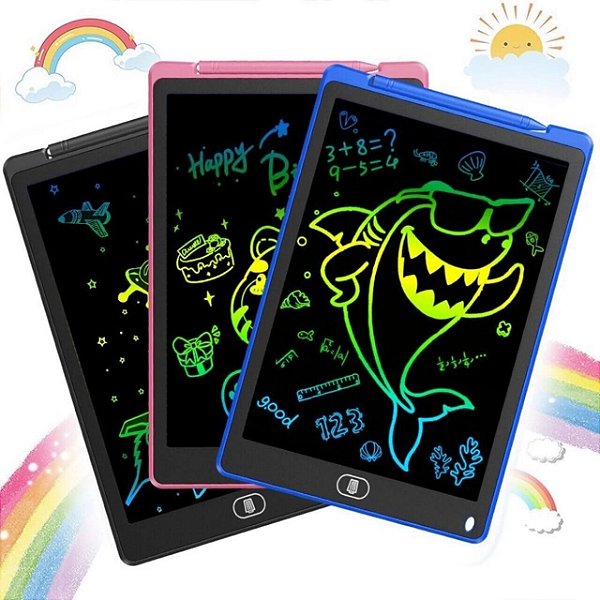 Tablet Infantil Educativo Com Caneta Magnética 8.5" Lcd
