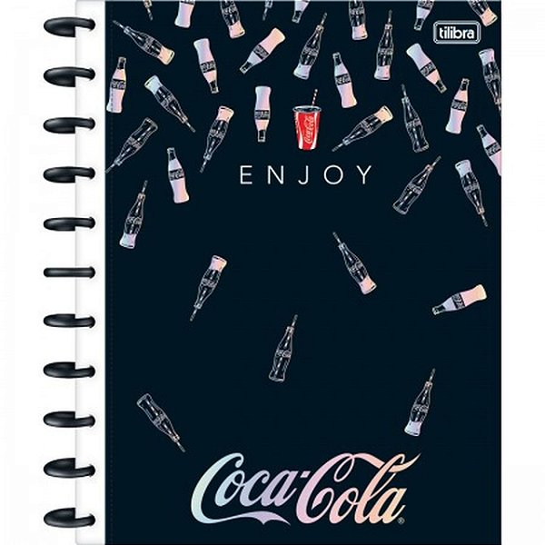 Caderno Tilidisco Universitário Connect Coca Cola 160 Folhas Tilibra