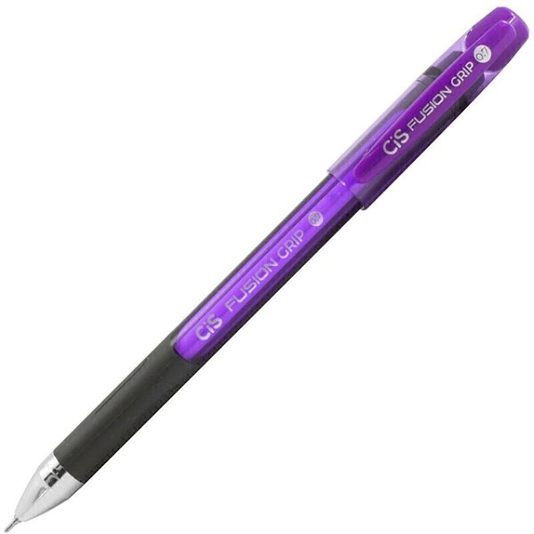 Caneta Esferográfica Fusion Grip 0.7mm Lilás Cis