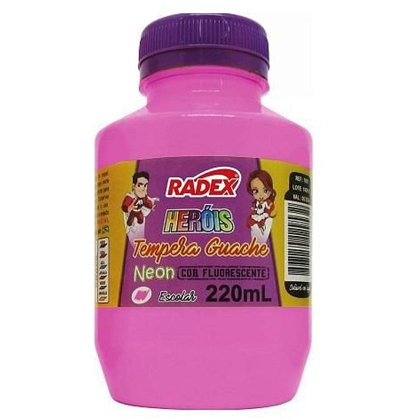 Tinta Guache Rosa Neon 220ml 7879 Radex