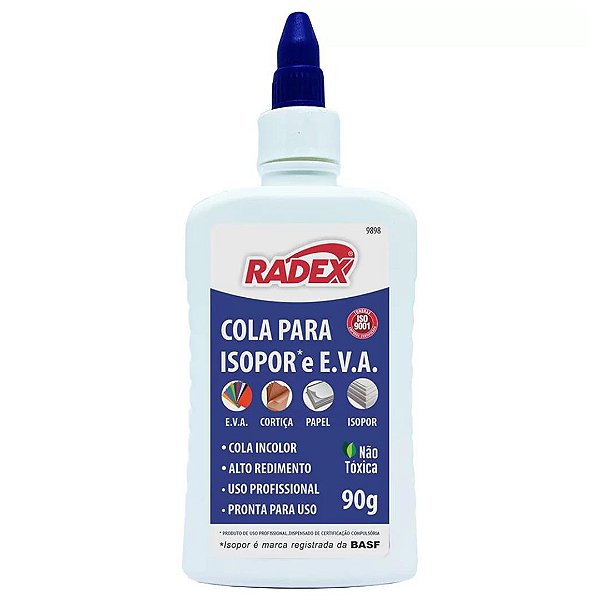 Cola Para Isopor E E.V.A 90gr 9884 Radex