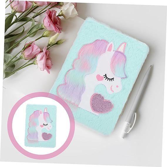 Caderno Unicórnio De Pelúcia Magic