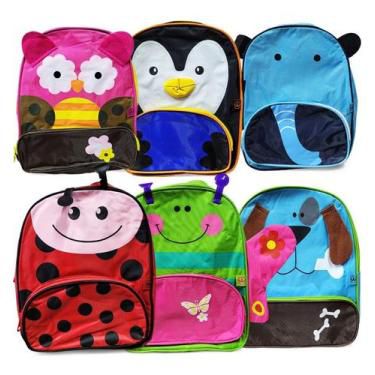 Mochila Infantil De Costas Pequena Bichinhos Winth