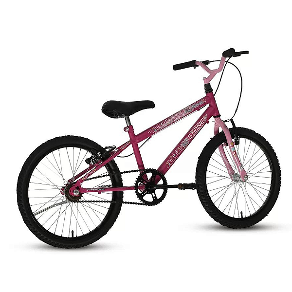 Bicicleta Pink E Rosa Melody Aro 20 Stone Bike