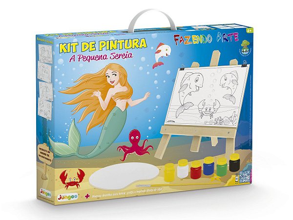 Kit De Pintura A Pequena Sereia 346 Junges