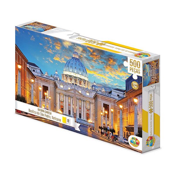 Quebra Cabeça Basílica De São Pedro Vaticano 500 Peças 1038 GGB