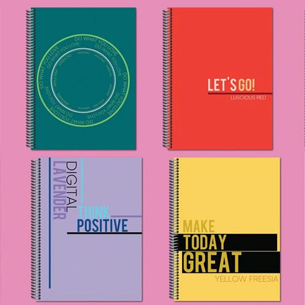 Caderno Espiral Capa Dura Power Girls 80 Folhas Maxima