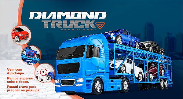 Caminhão Cegonheira Diamond Truck 1321 Roma