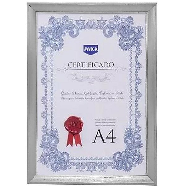 Porta Certificado Plastico 20x30 PCE5396 Decor Javick