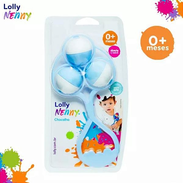 Chocalho Infantil 7230-01M Lolly Nenny