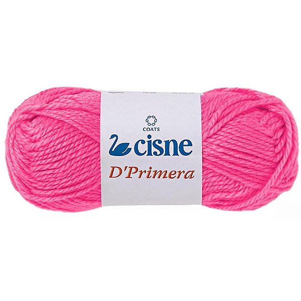 Linha De Trico 40g Rosa Chiclete Cisne D'Primera