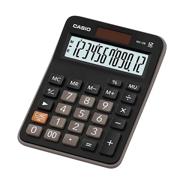 Calculadora De Mesa 12 Dígitos Preta MX-12B Casio