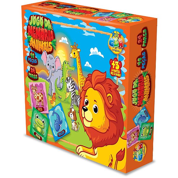Jogo Da Memória Animais 115 GGB