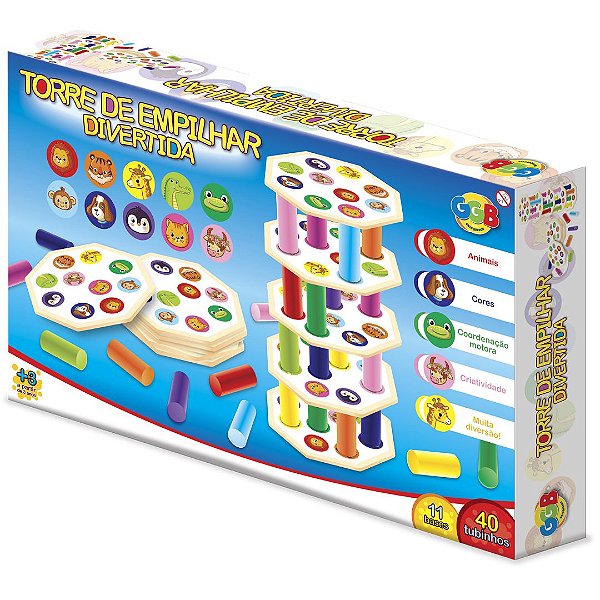 Jogo Torre De Empilhar Divertida 1075 GGB