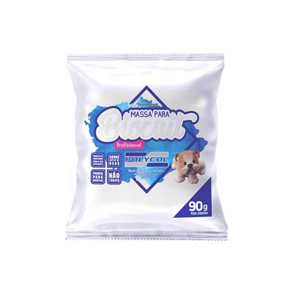 Massa Para Biscuit Natural 90g Polyco