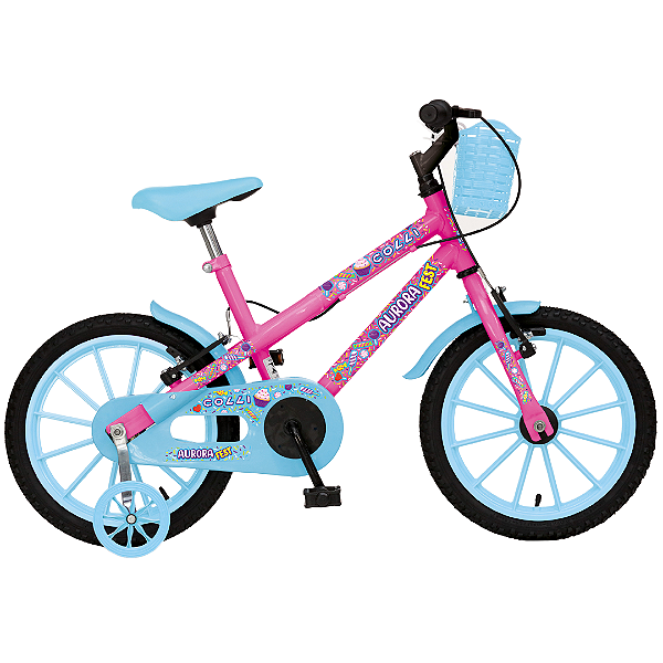 Bicicleta Aurora Fest Rosa Neon Aro 16 203-19D Colli