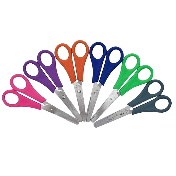 Tesoura Escolar Plus Inox 13cm 4500 Leonora