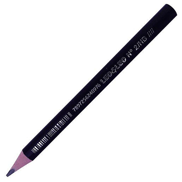 Lápis Jumbo Triangular Preto Hb 17,5cm 4380 Leonora