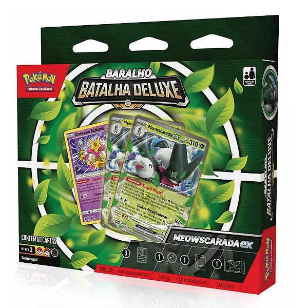 Jogo De Cartas Pokemon Deck Batalha Deluxe 33098 Copag