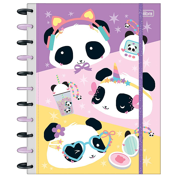 Caderno Tilidisco Connect Lovely Friends 160 Folhas Tilibra
