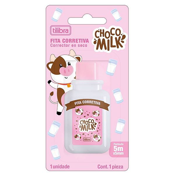 Corretivo Em Fita Chocomilk 5mmx5m Tilibra