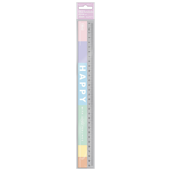Régua Happy 30cm Tilibra