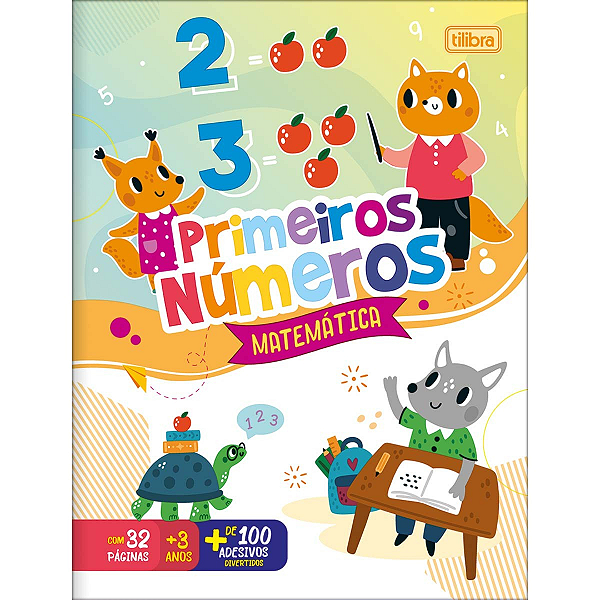 Cartilha De Matemática Atividades Primeiros Números 16 Folhas Tilibra