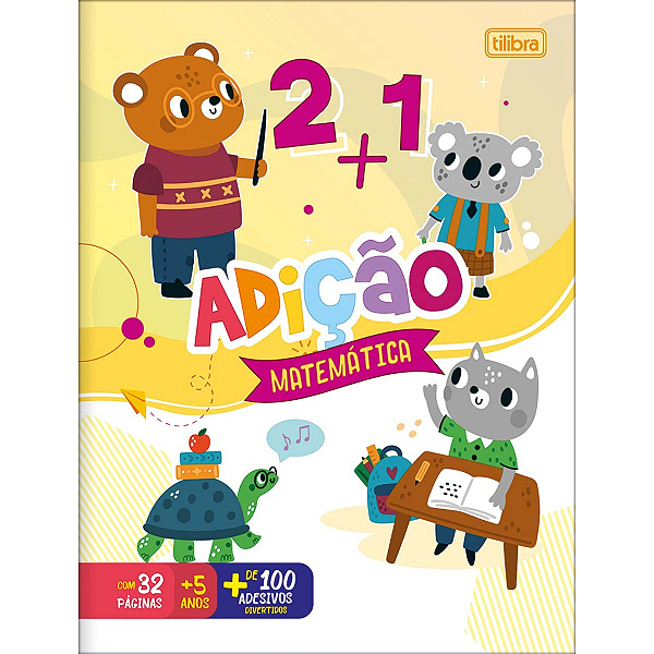 Cartilha De Matemática Adição 16 Folhas Tilibra