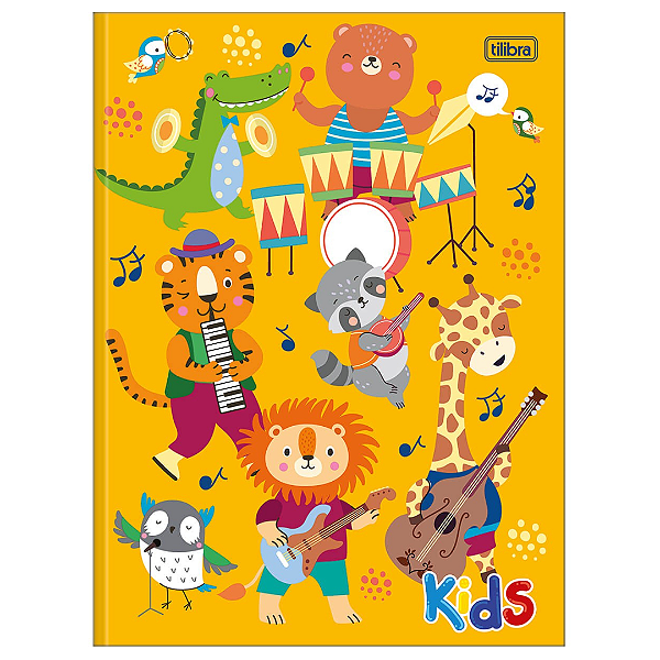Caderno Brochura Capa Dura Pequeno Sapeca Masculino 96 Folhas Tilibra