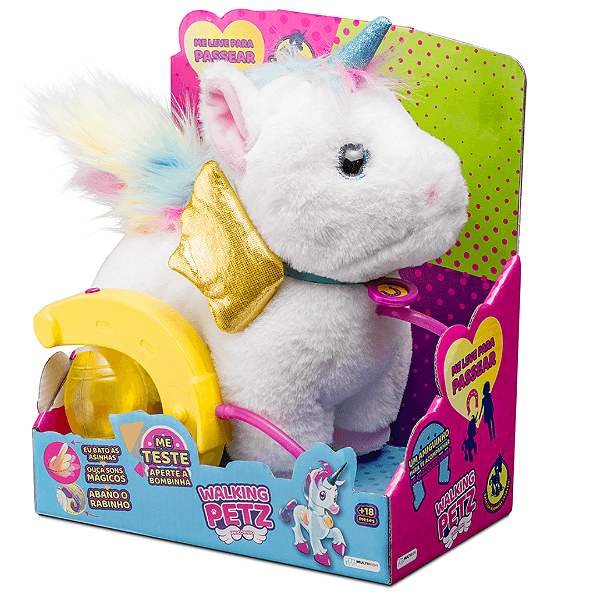 Walking Petz Unicórnio Interativo BR1196 Multilaser
