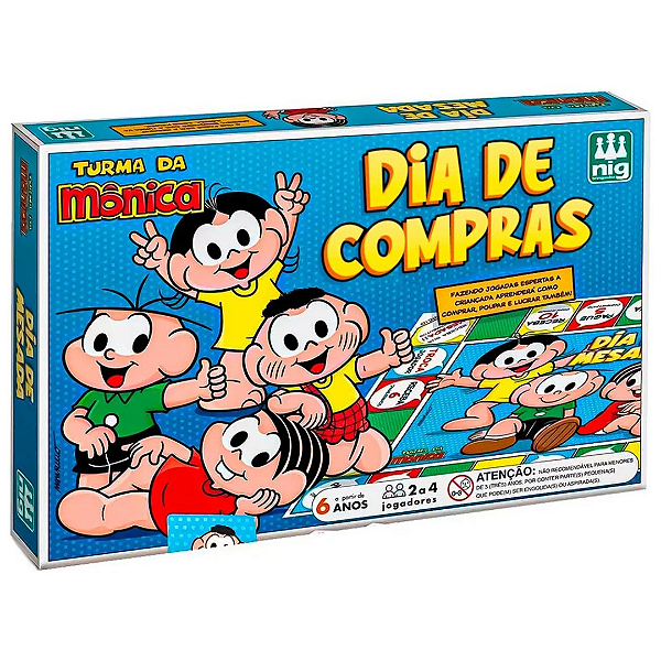 Jogo Dia De Compras Turma Da Mônica 0760 Nig