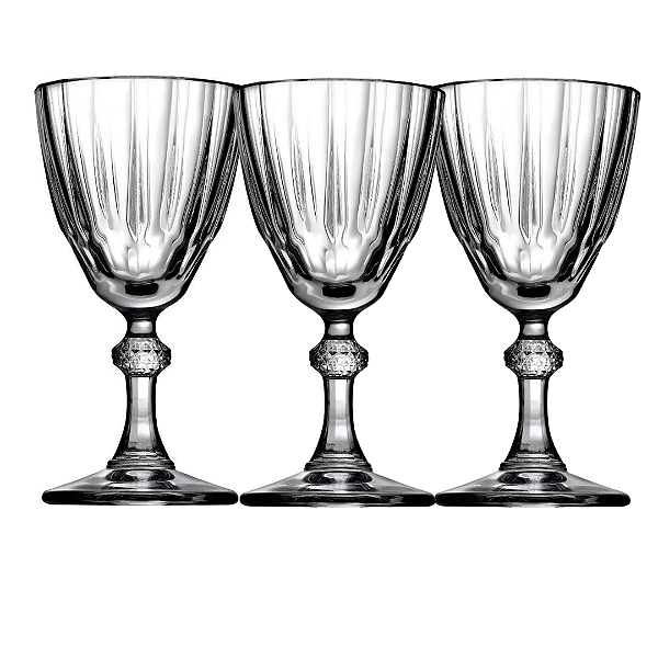 Conjunto De Taça Verona 200ml Com 3 Peças ZP04848 Zappe