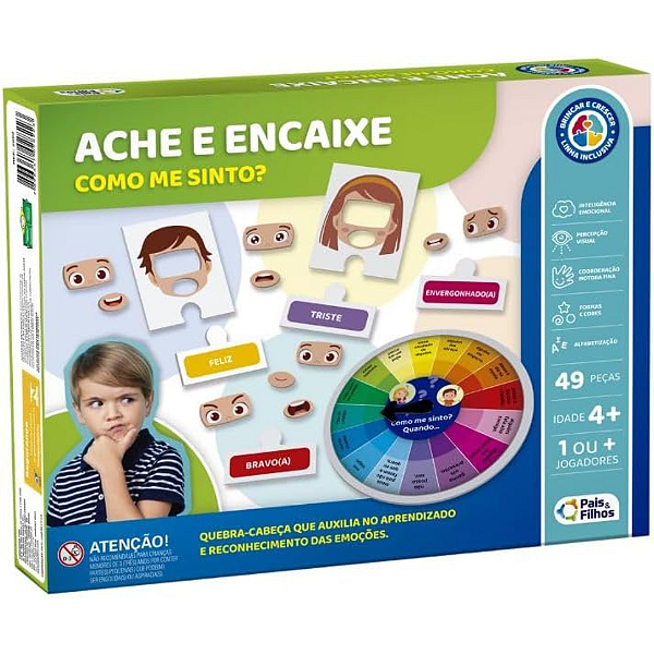 Jogo Ache E Encaixe  Como Me Sinto? 791903 Pais E Filhos