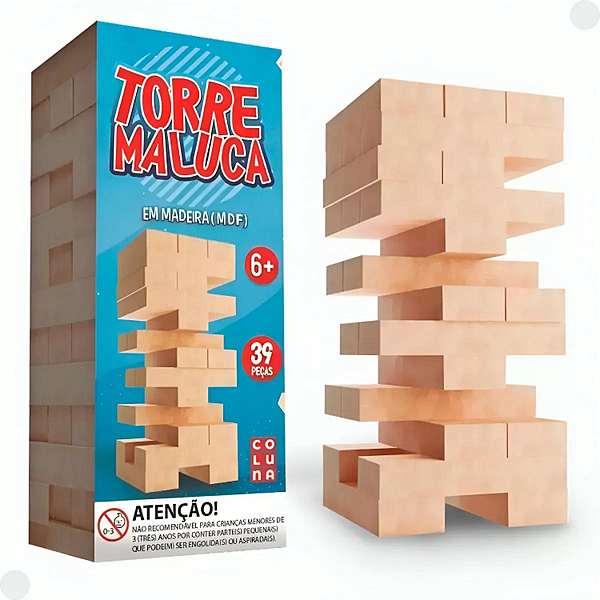 Jogo Torre Maluca 39 Peças 790708 Pais E Filhos