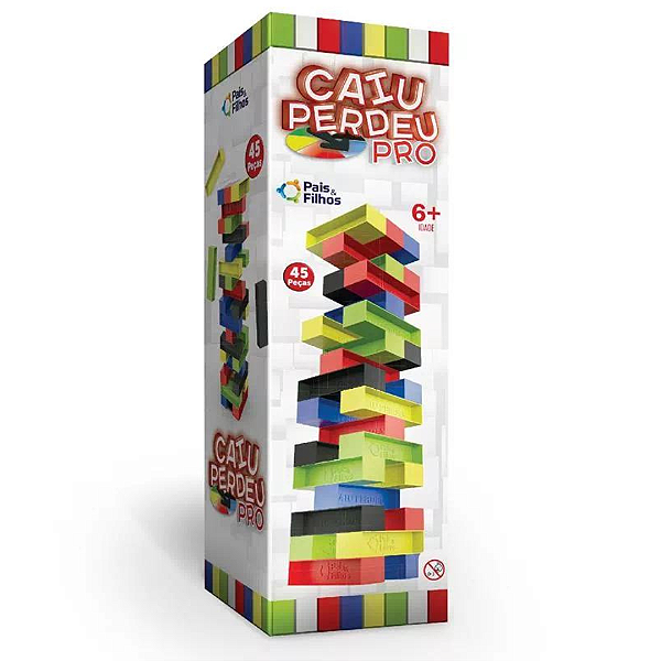 Jogo Caiu Perdeu Pro 45 Peças 790694 Pais E Filhos