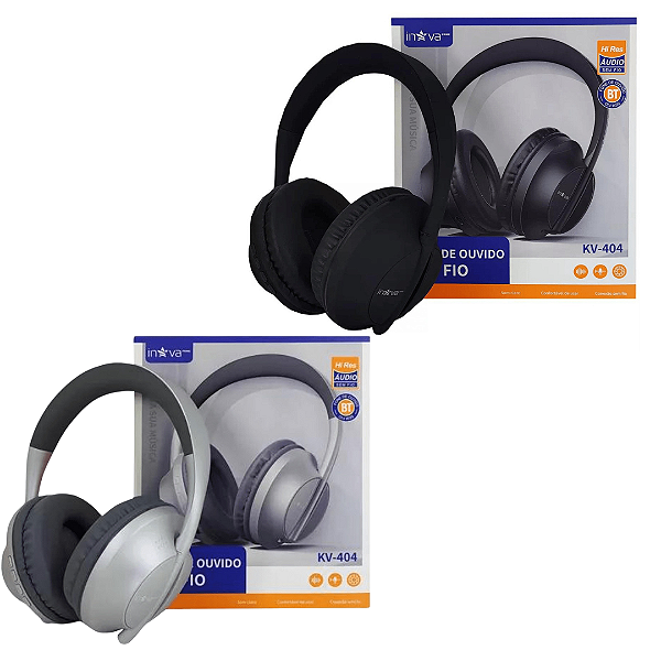 Fone De Ouvido Headphone Sem Fio KV-404 Inova